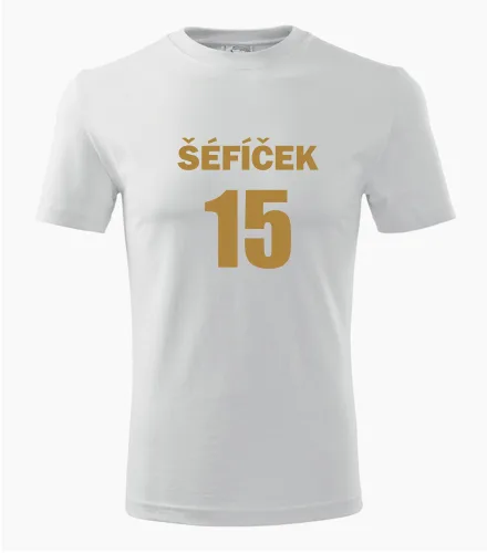 Bílé tričko Šéfíček 15