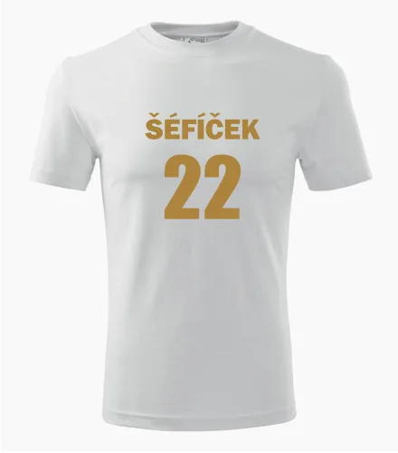 Bílé tričko Šéfíček 22