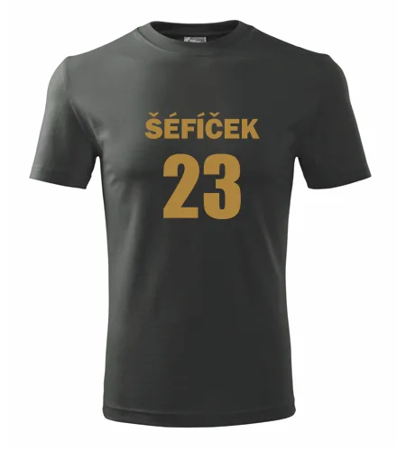 Grafitové tričko Šéfíček 23