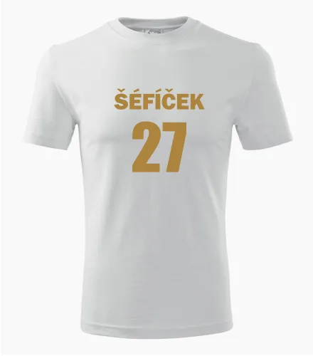 Bílé tričko Šéfíček 27