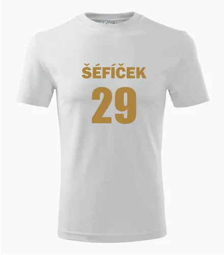Bílé tričko Šéfíček 29