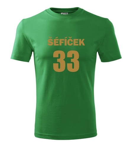 Zelené tričko Šéfíček 33