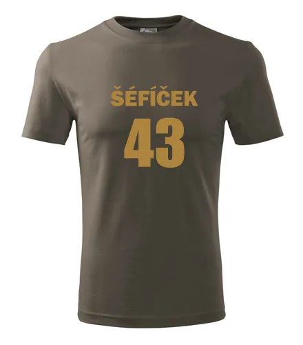 Army tričko Šéfíček 43
