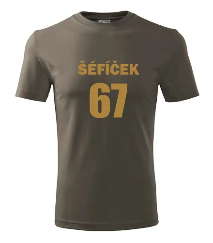 Army tričko Šéfíček 67