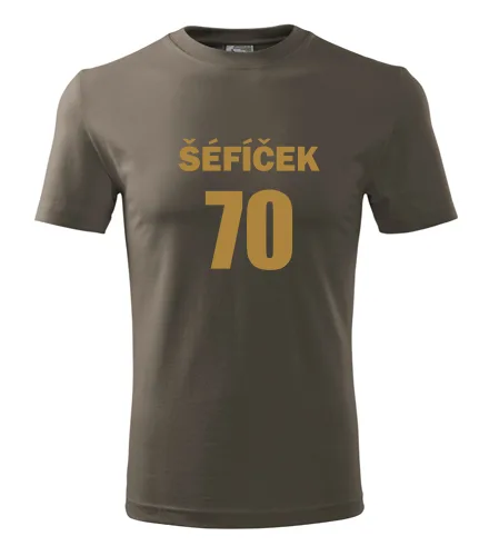 Army tričko Šéfíček 70