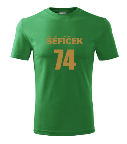 Zelené tričko Šéfíček 74