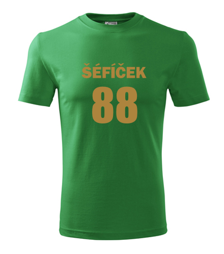 Zelené tričko Šéfíček 88