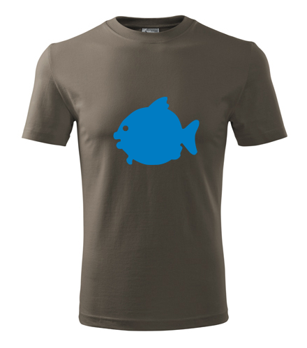 Army tričko s rybou