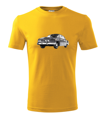 Žluté tričko s kresbou Tatry 603
