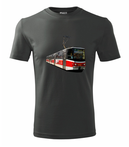 Grafitové tričko s tramvají KT8D5
