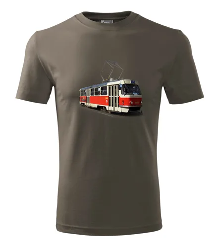Army tričko s tramvají T3