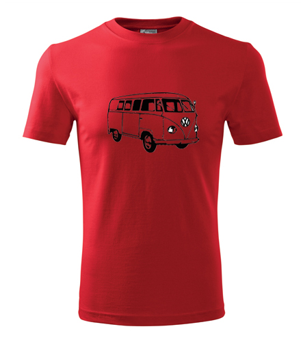 Červené tričko s VW T1 2