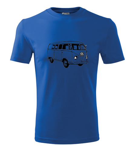 Modré tričko s VW T1 2