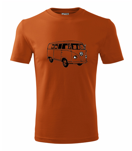 Oranžové tričko s VW T1 2