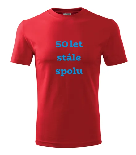 Červené tričko 50 let stále spolu