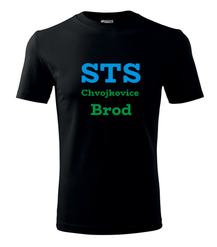 Černé tričko STS Chvojkovice Brod