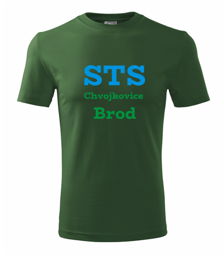 Lahvově zelené tričko STS Chvojkovice Brod