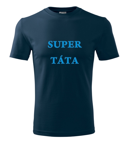 Tmavě modré tričko Super táta