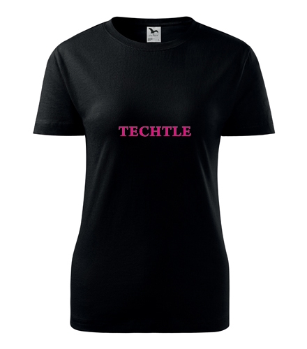 Černé dámské tričko Techtle