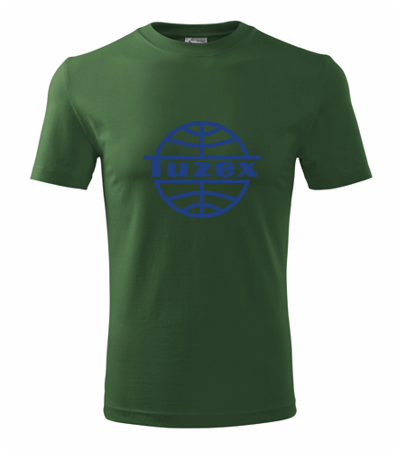 Lahvově zelené tričko Tuzex