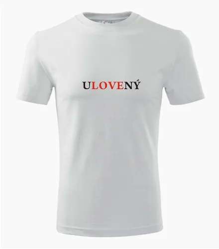 Bílé tričko Ulovený