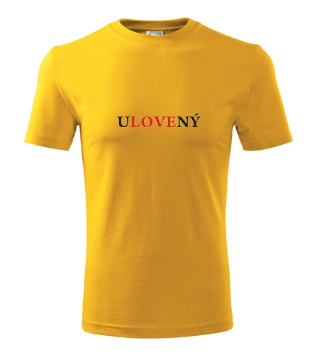 Žluté tričko Ulovený