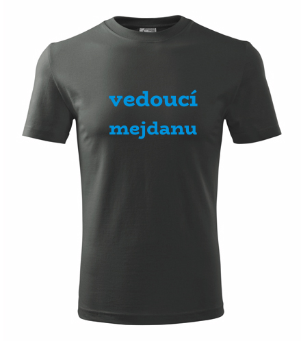 Grafitové tričko vedoucí mejdanu