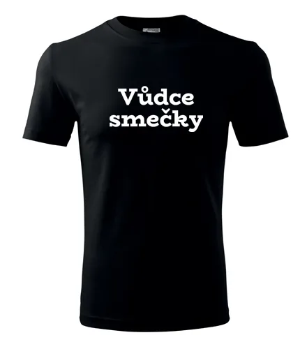 Černé tričko Vůdce smečky