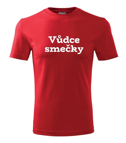 Červené tričko Vůdce smečky