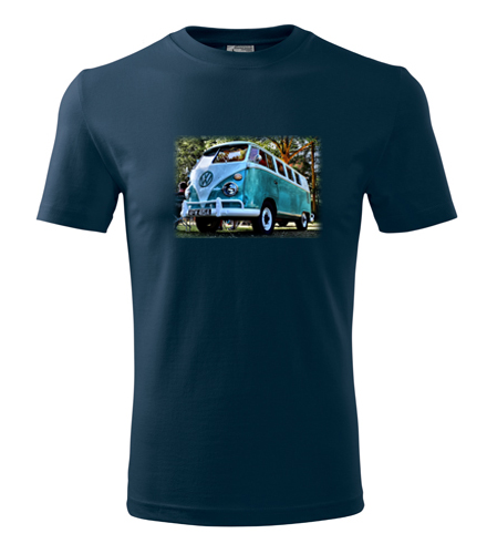 Tmavě modré tričko s VW T1