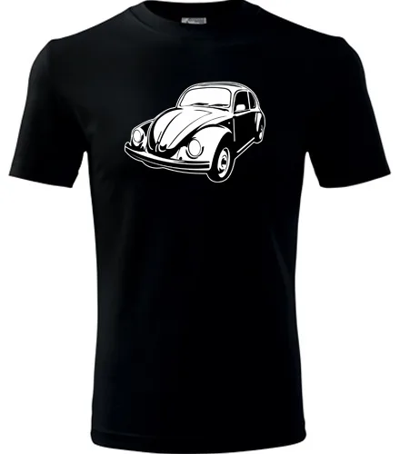 Černé tričko s VW Broukem