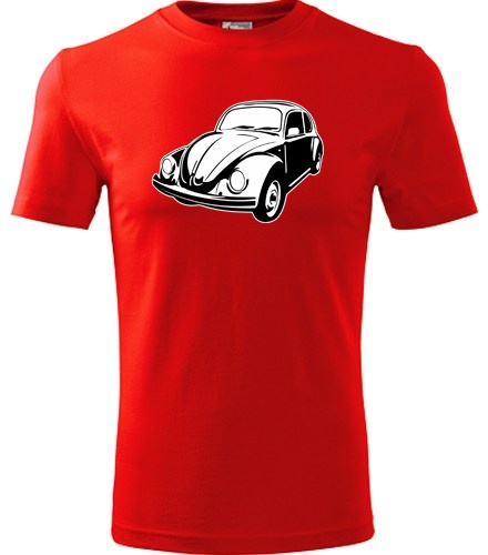 Červené tričko s VW Broukem