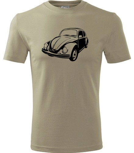 Khaki tričko s VW Broukem