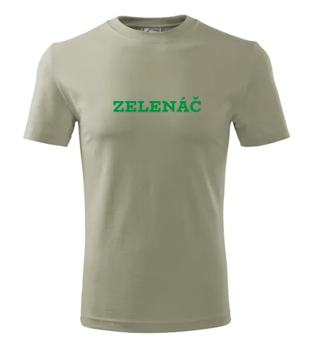 Khaki tričko Zelenáč