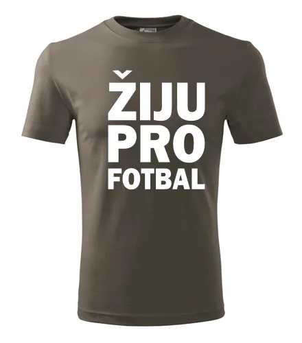 Army tričko Žiju pro fotbal