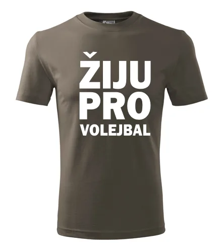 Army tričko Žiju pro volejbal
