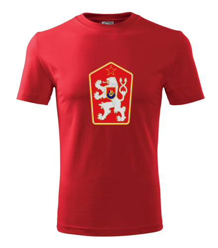 Červené tričko znak ČSSR