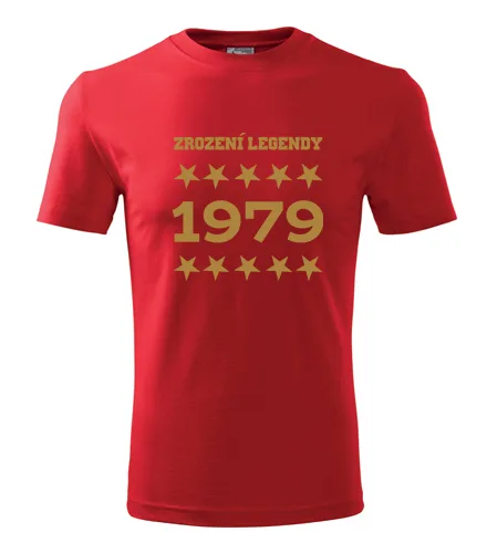 Červené tričko Zrození legendy