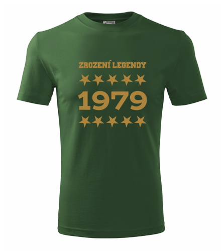 Lahvově zelené tričko Zrození legendy