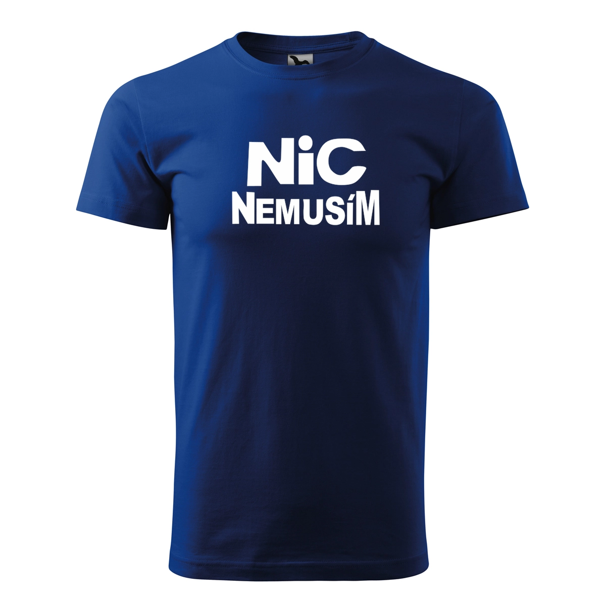 Modré tričko nic nemusím pánské
