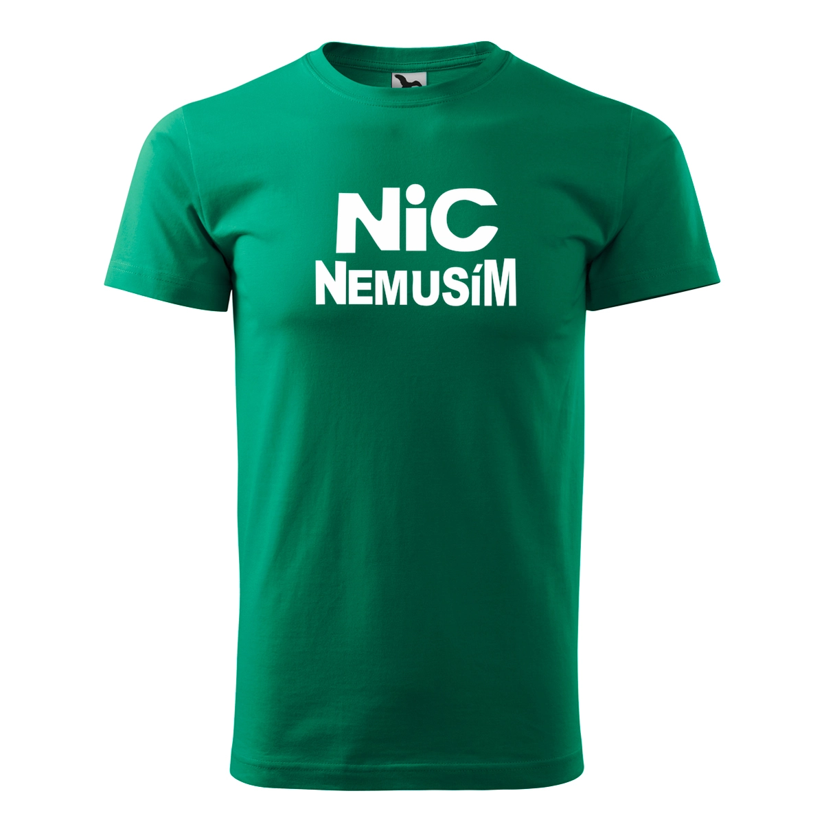 Zelené tričko nic nemusím pánské
