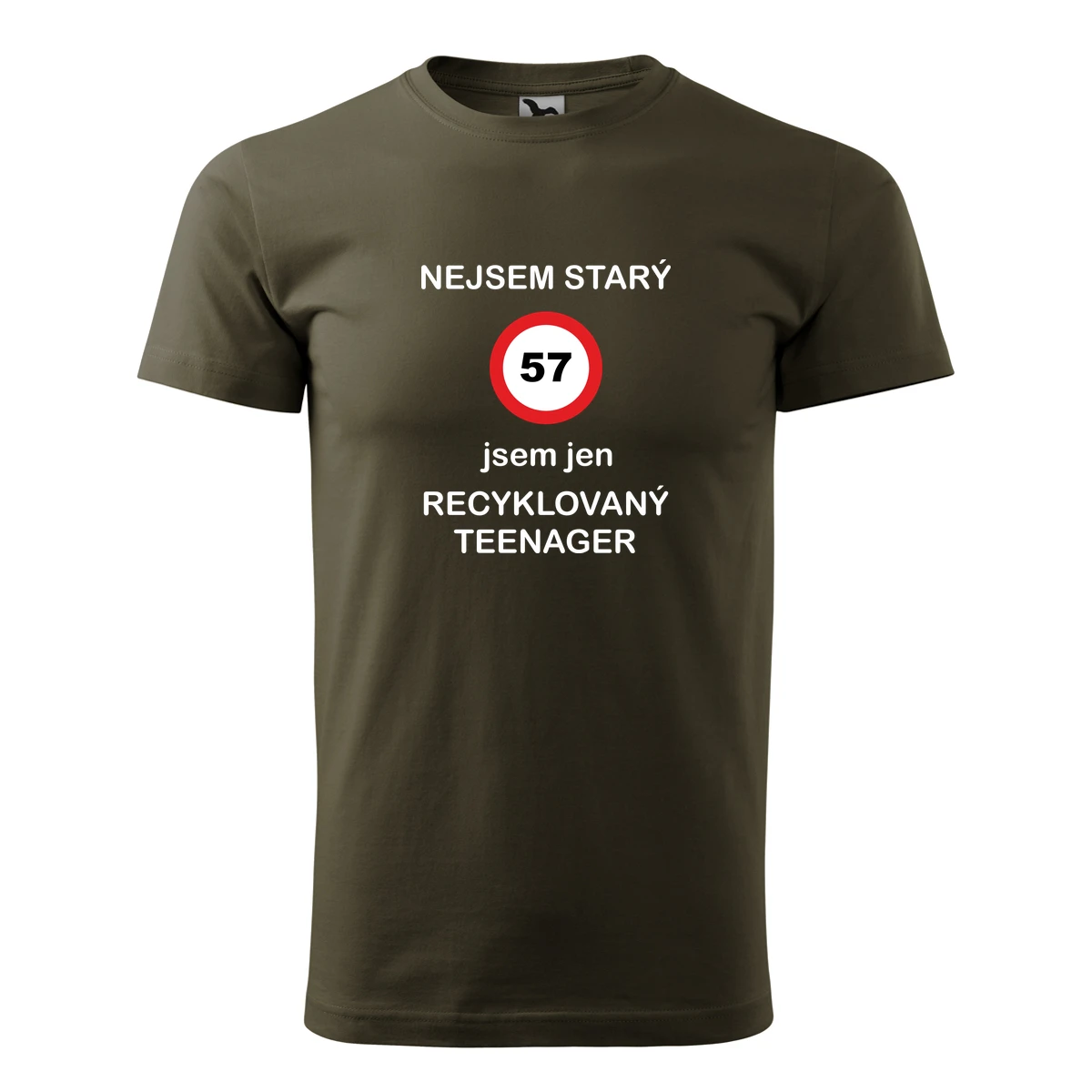 Army tričko jsem recyklovaný teenager 57