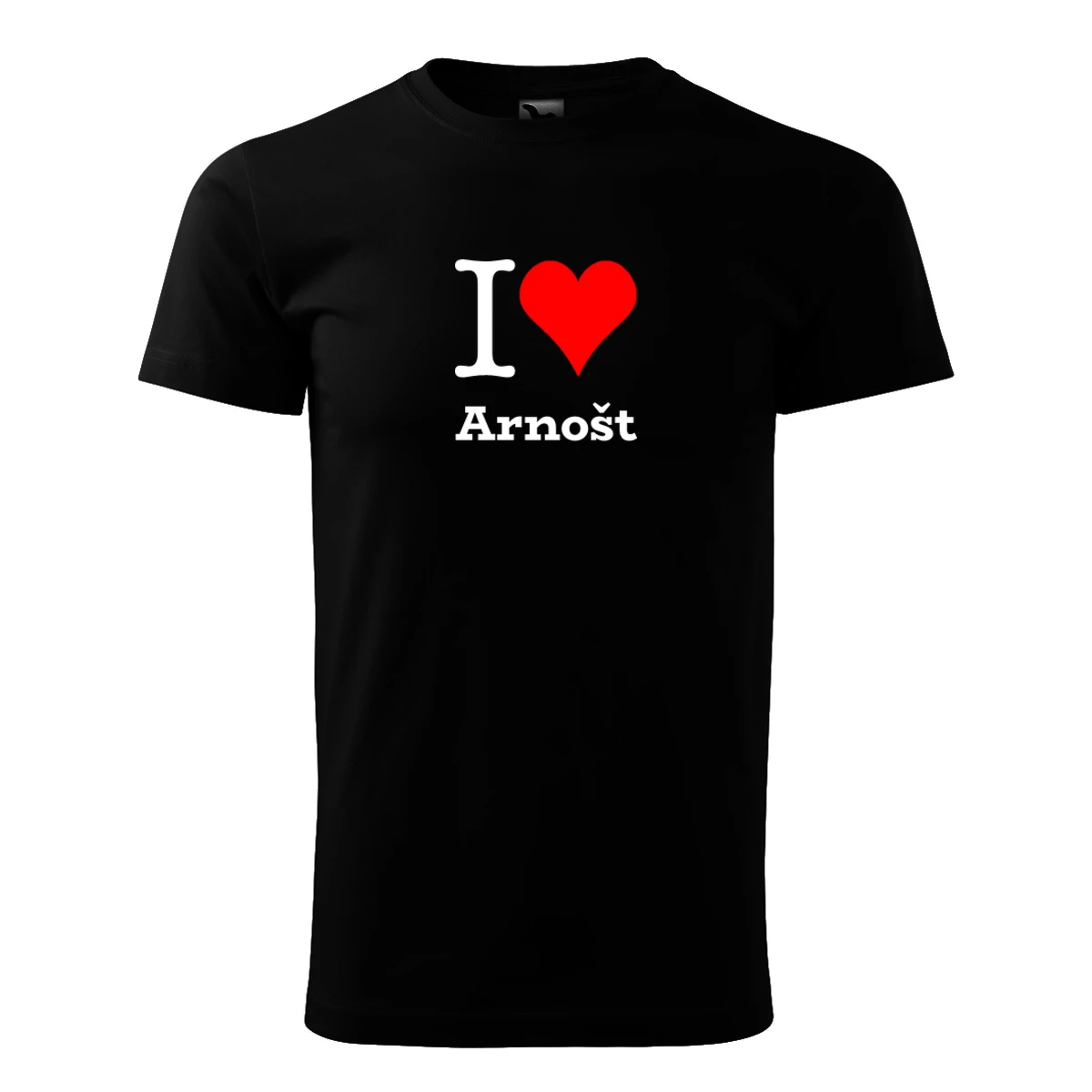 Černé tričko I love Arnošt
