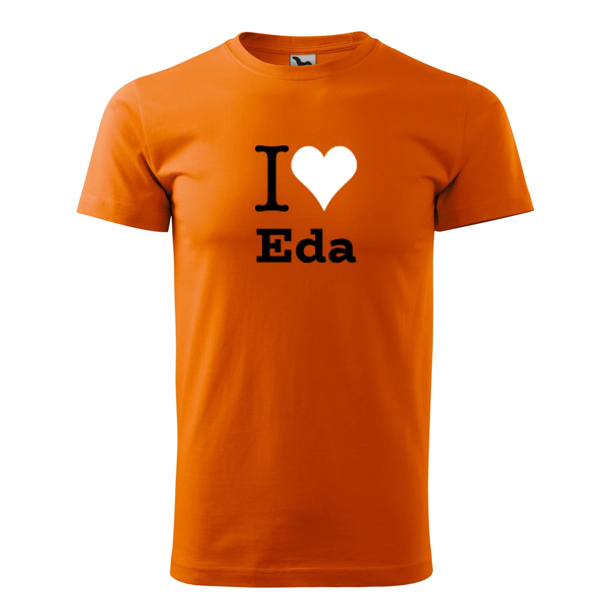 Oranžové tričko I love Eda