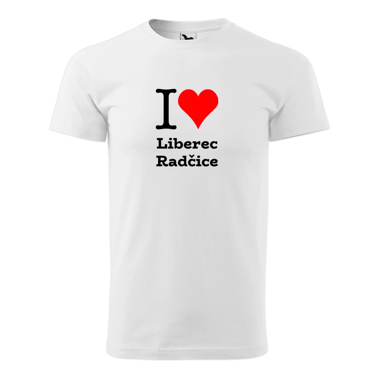 Bílé tričko I love Liberec Radčice