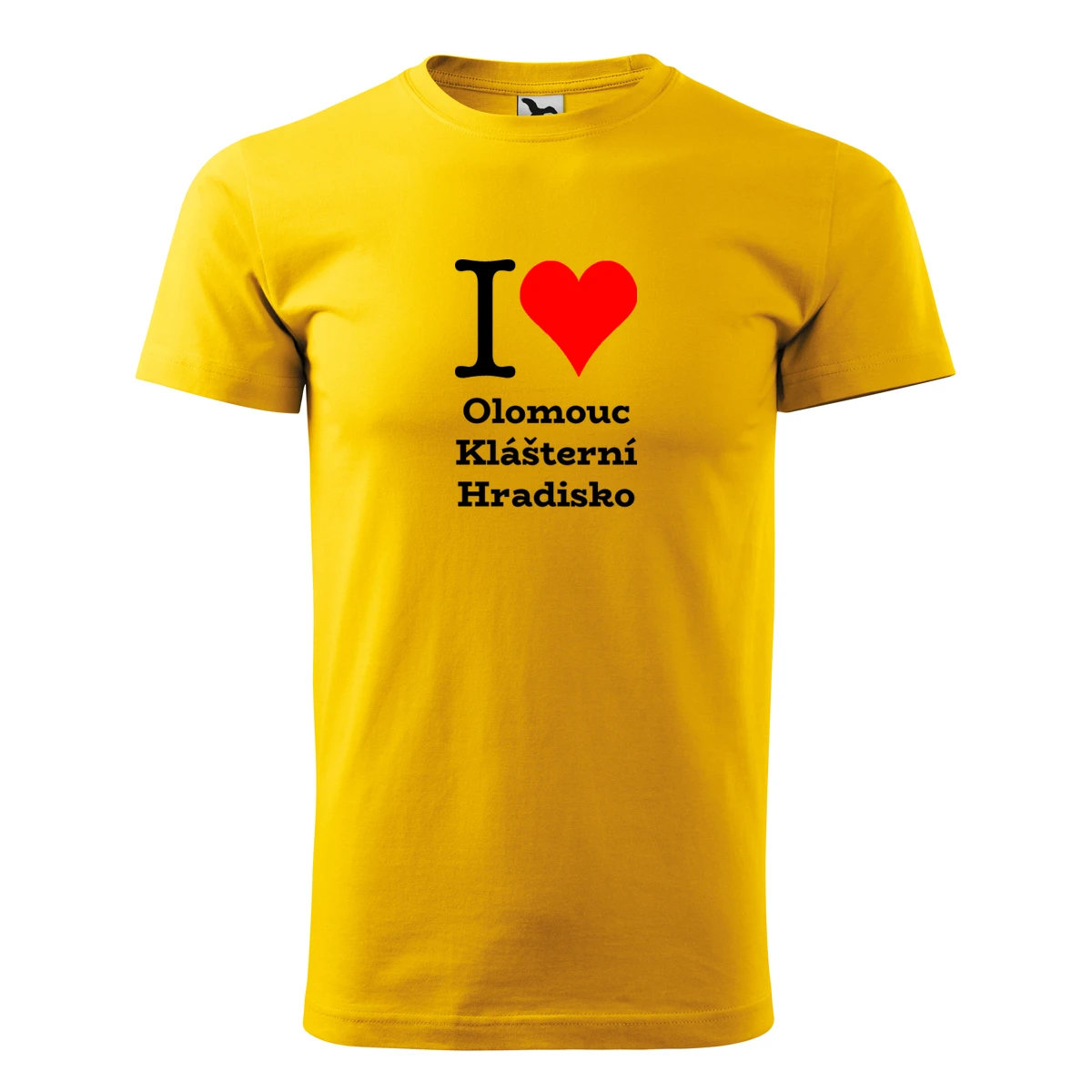 Žluté tričko I love Olomouc Klášterní Hradisko