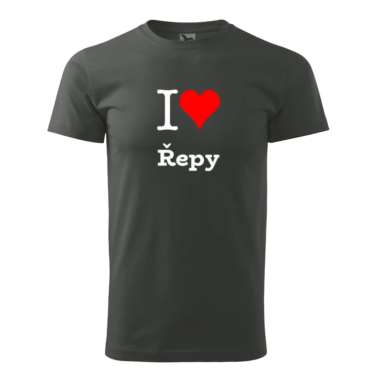 Grafitové tričko I love Řepy