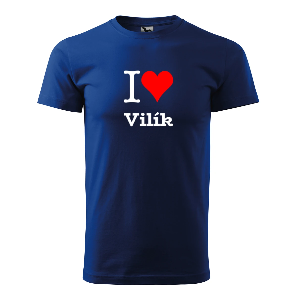 Modré tričko I love Vilík