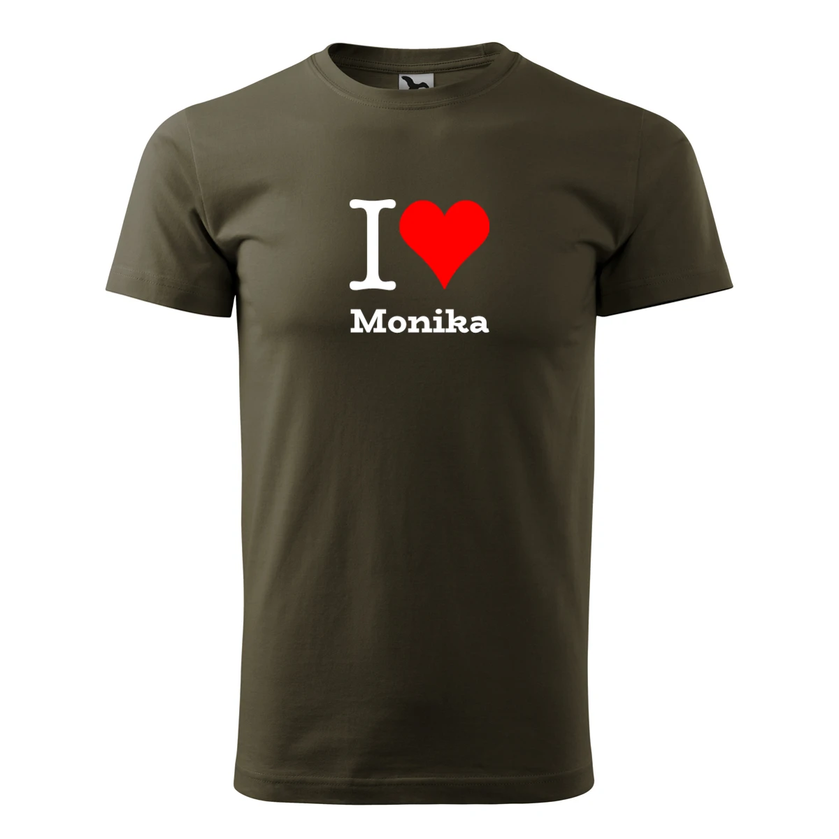 trička s potiskem Army tričko I love Monika 