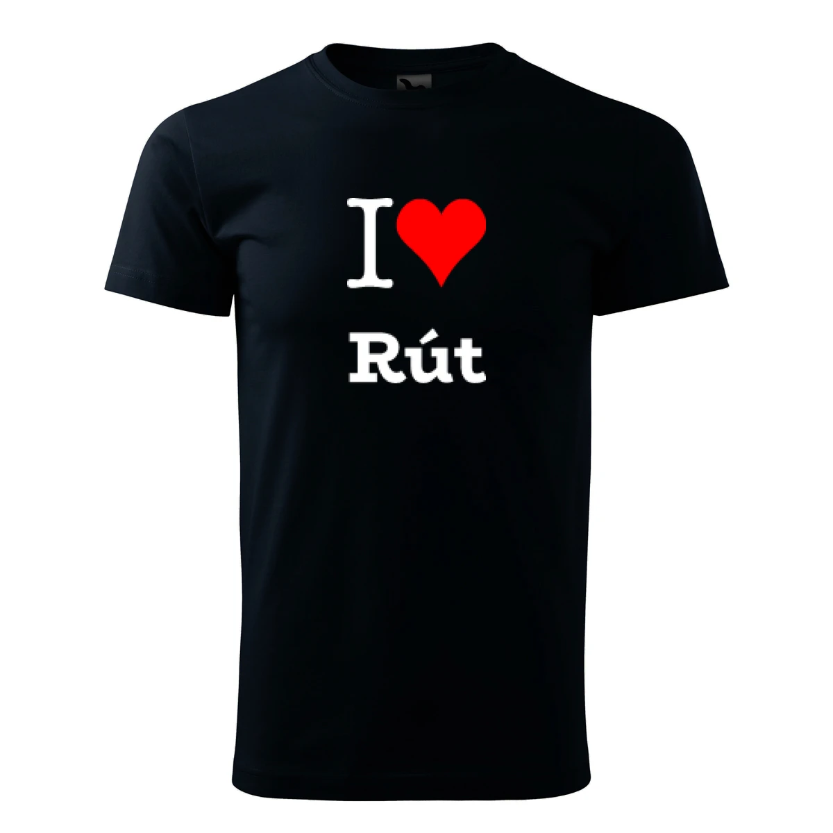 Tmavě modré tričko I love Rút